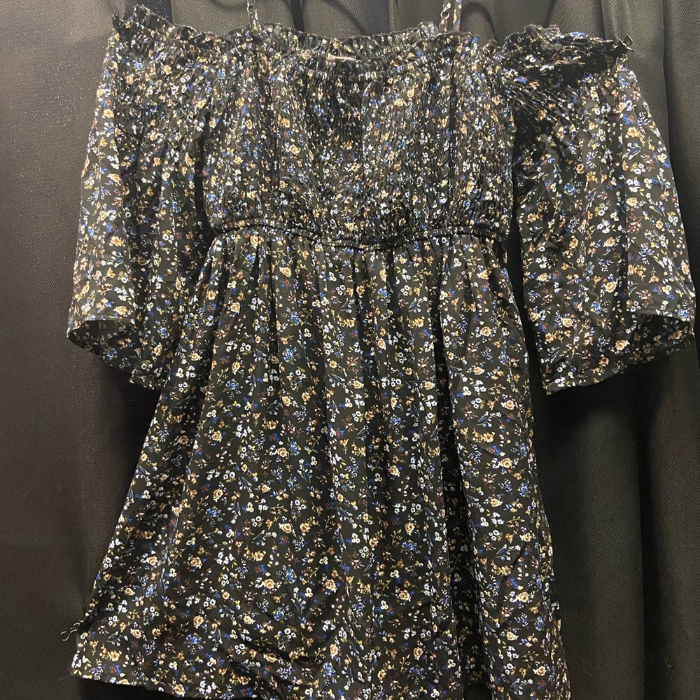 Off the shoulder floral dress